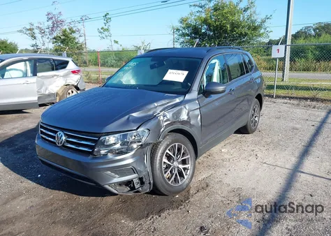 2021 Volkswagen Tiguan 2.0T S из США, поврежденный, VIN 3VV1B7AX3MM021447